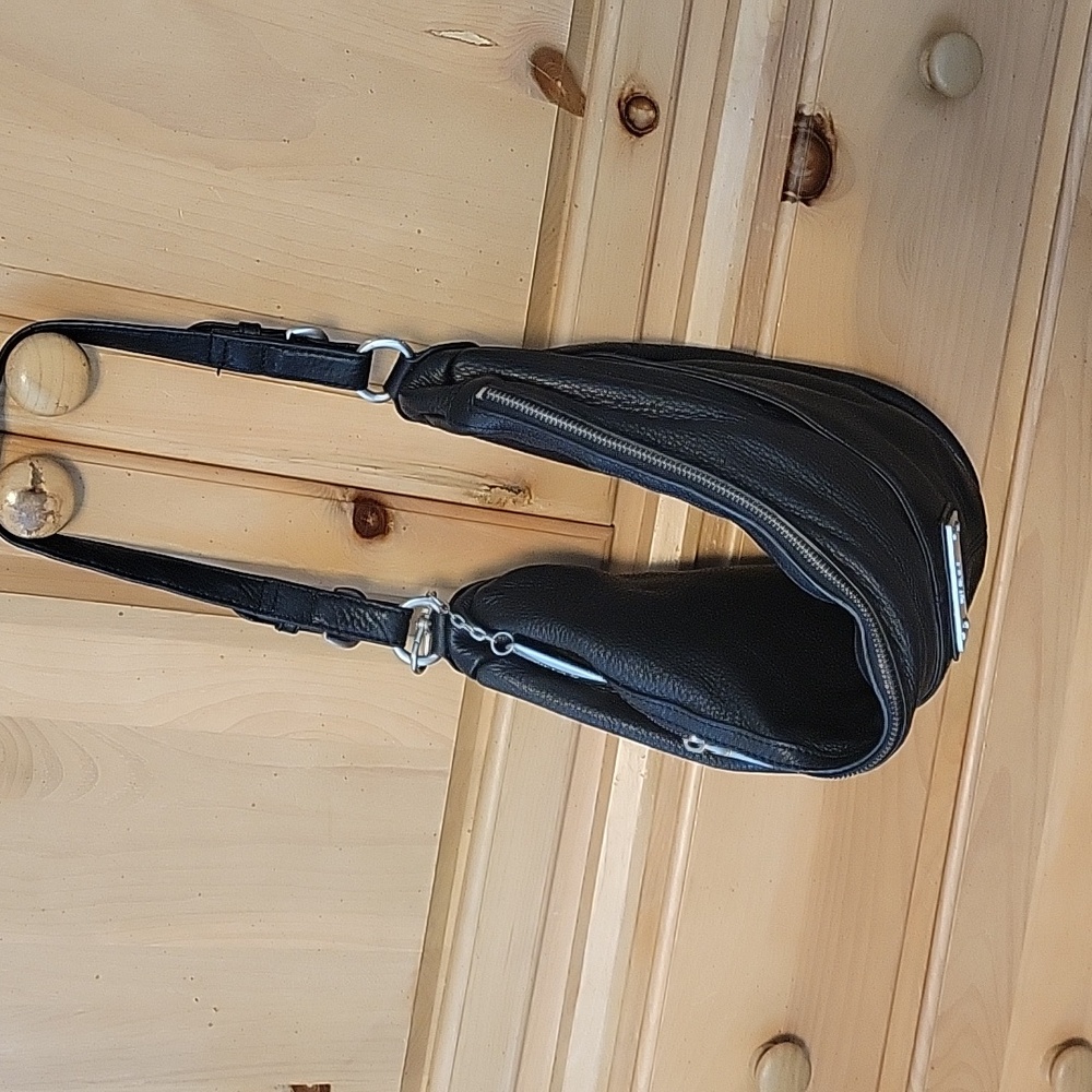DKNY Black Biker Bag